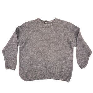 Only & Sons Top Women 4X Heather Gray Waffle Knit Texture Casual Everyday Shirt